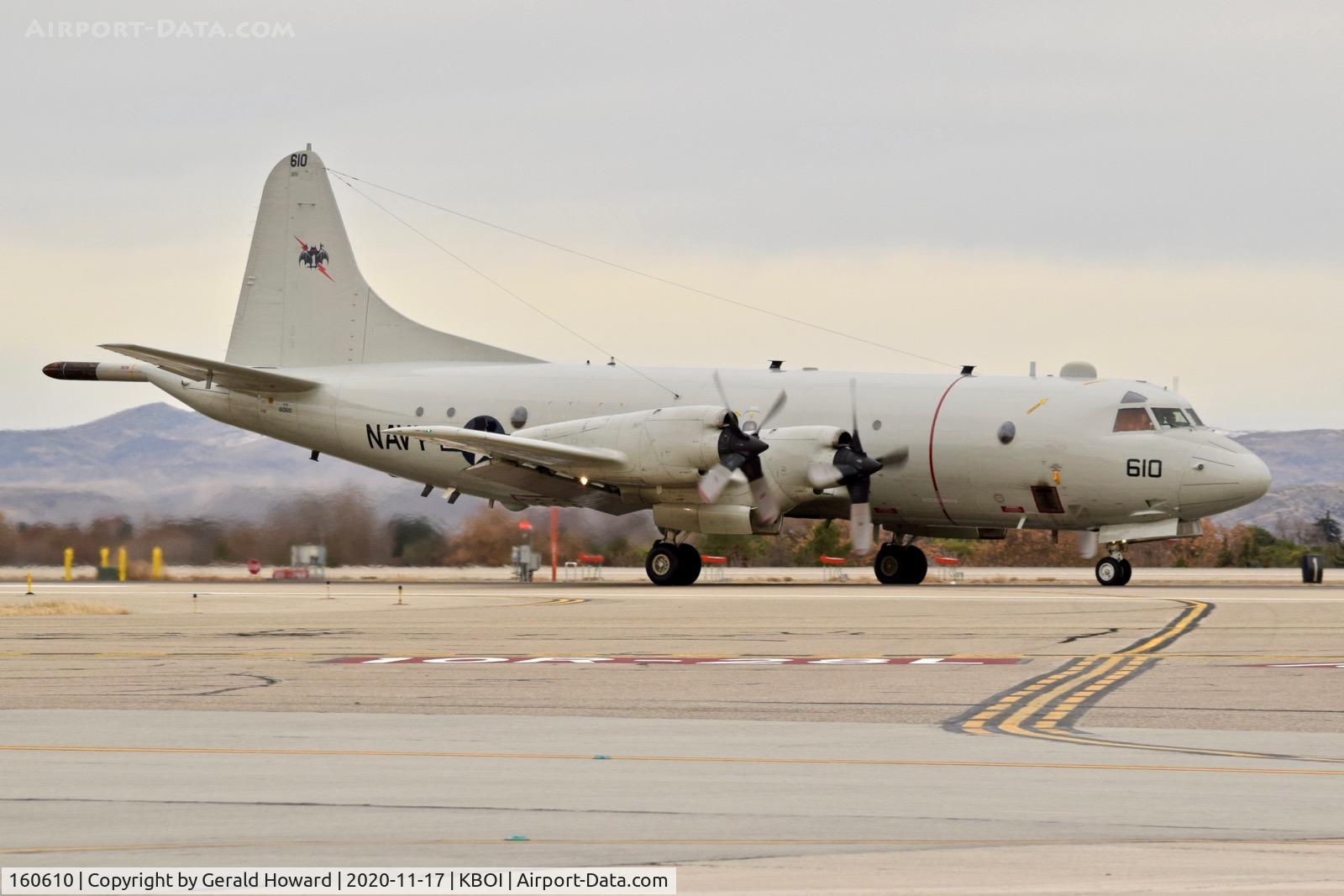 160610, Lockheed P-3C Orion C/N 285A-5659, On RWY 10R.