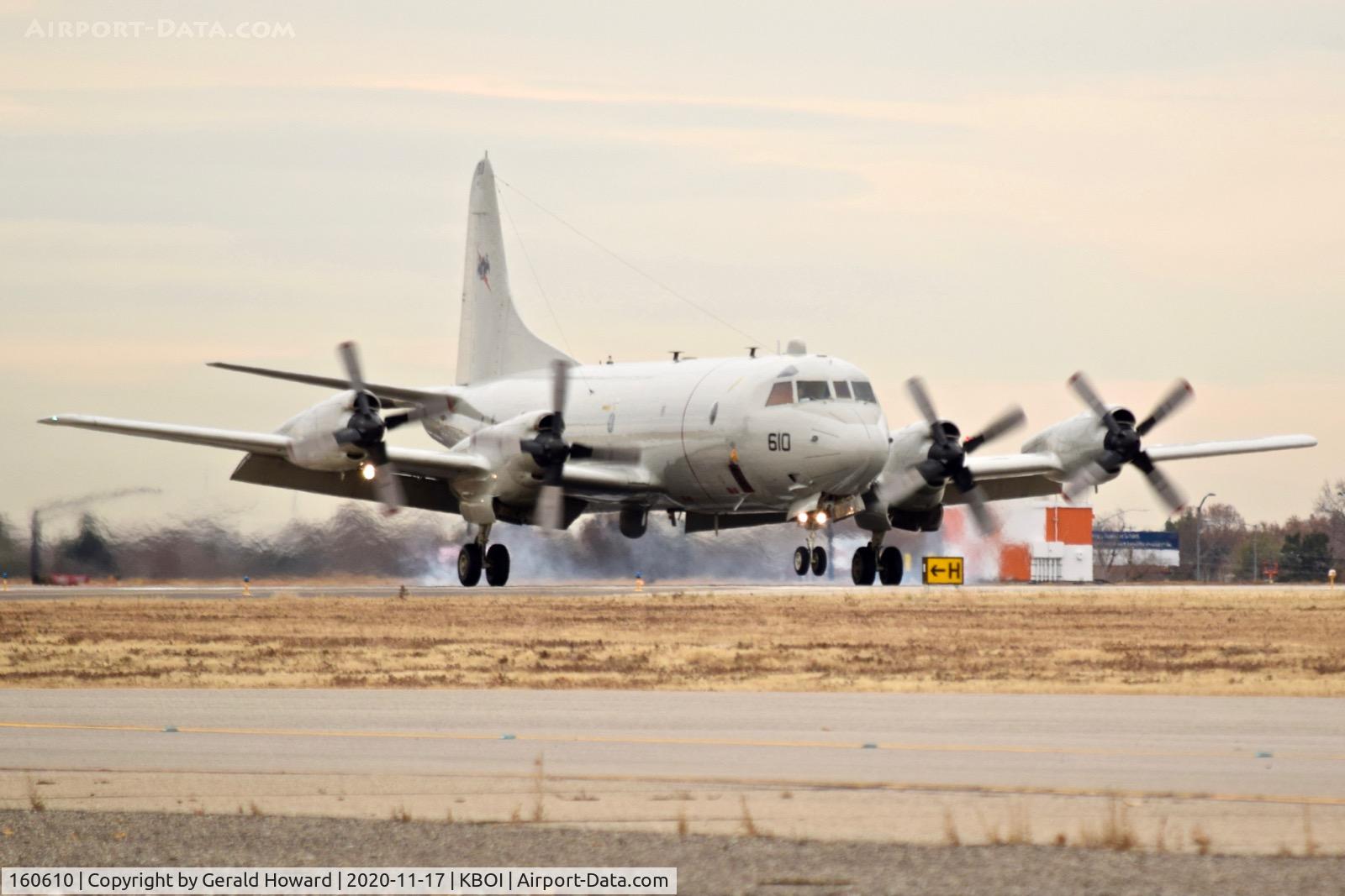 160610, Lockheed P-3C Orion C/N 285A-5659, Landing RWY 10R.