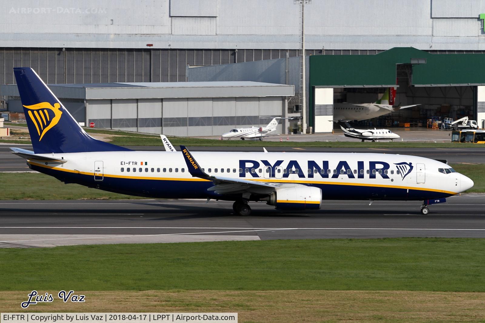 EI-FTR, 2016 Boeing 737-8AS C/N 44767, Ryanair