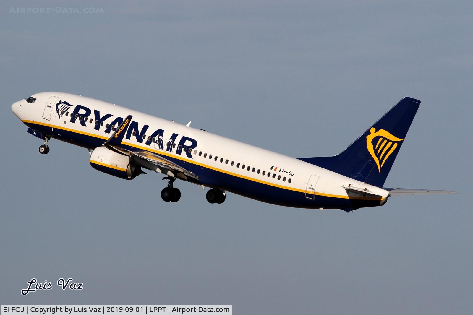 EI-FOJ, 2016 Boeing 737-8AS C/N 44722, Ryanair