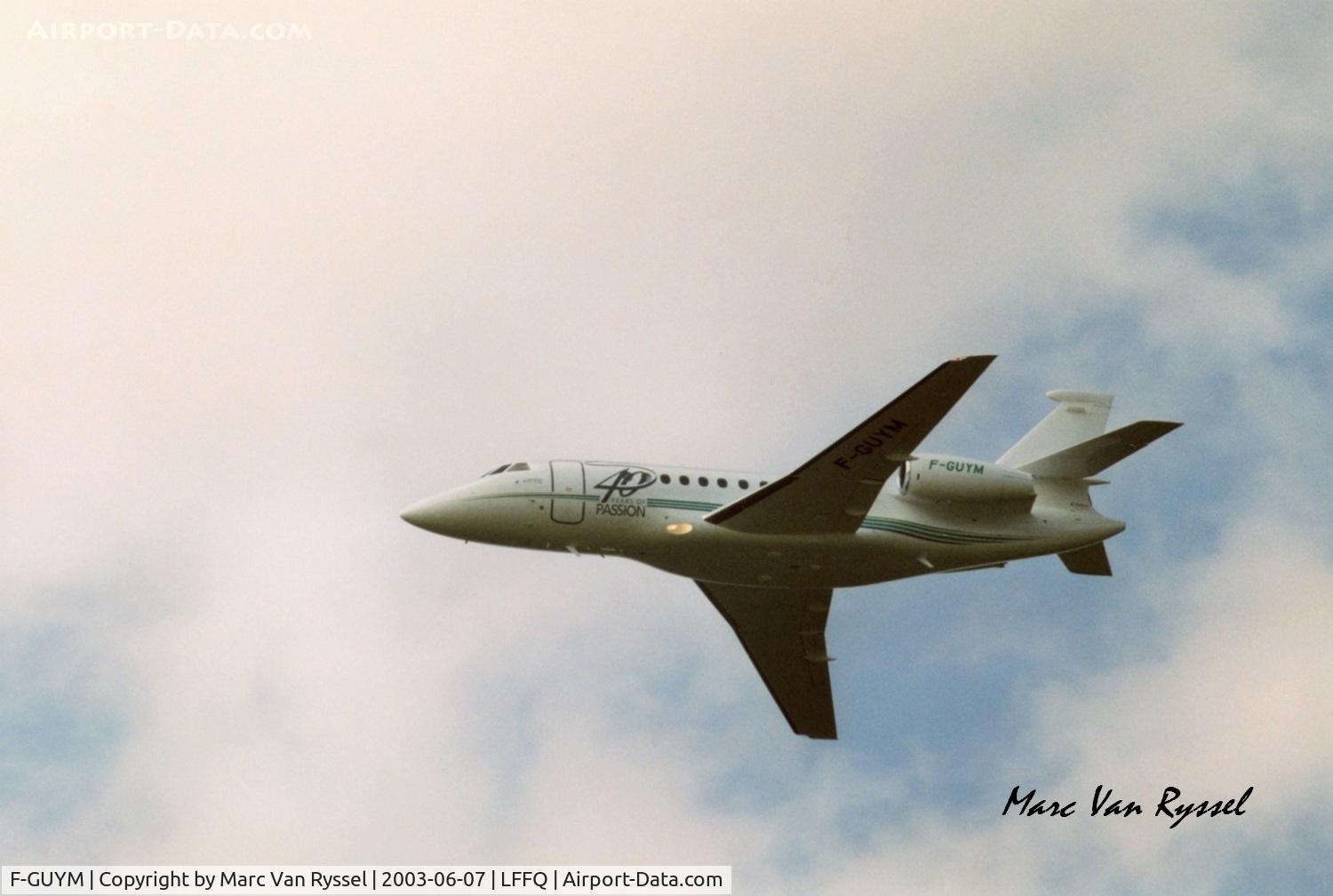 F-GUYM, 2002 Dassault Falcon 2000 C/N 191, Dassault demonstrator at La Ferté-Alais.