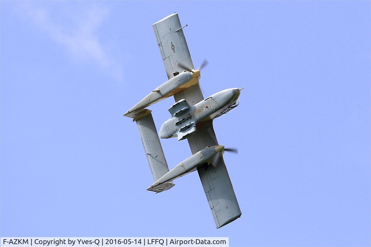 F-AZKM, 1971 North American OV-10B Bronco C/N 338-9 (305-65), North American OV-10B Bronco, On display, La Ferté-Alais (LFFQ) air show 2016