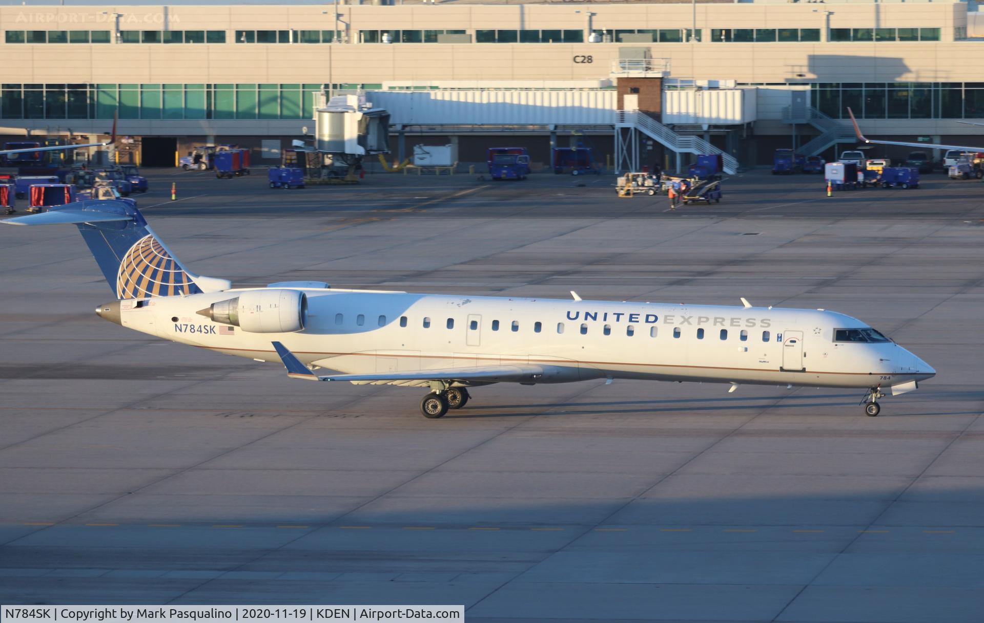 N784SK, 2009 Bombardier CRJ-700 (CL-600-2C10) Regional Jet C/N 10284, CL-600-2C10