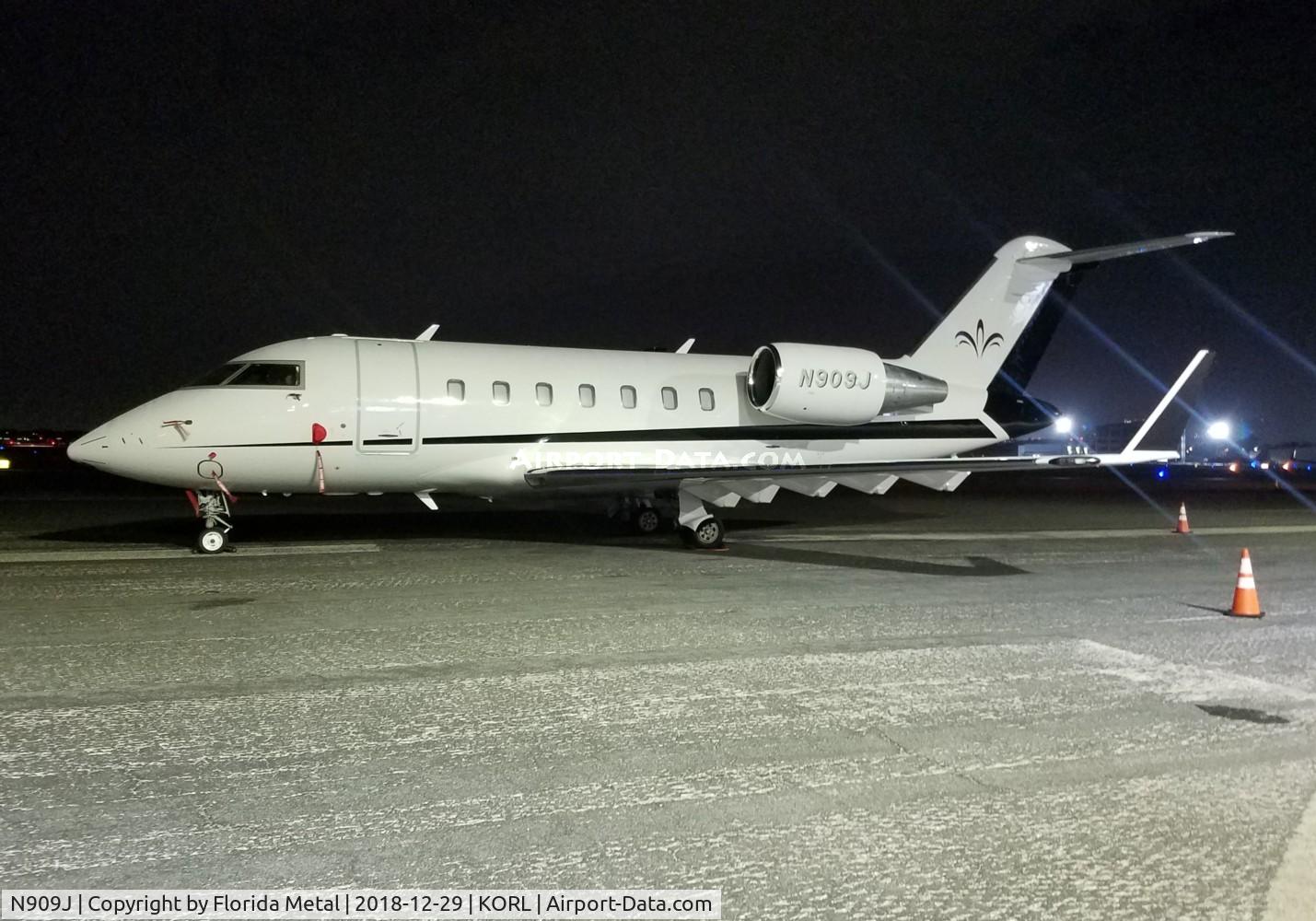 N909J, 2017 Bombardier Challenger 650 (CL-600-2B16) C/N 6102, ORL spotting 2018