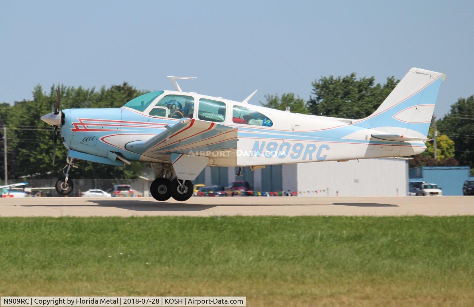 N909RC, 1969 Beech E33C Bonanza C/N CJ-18, EAA OSH 2018