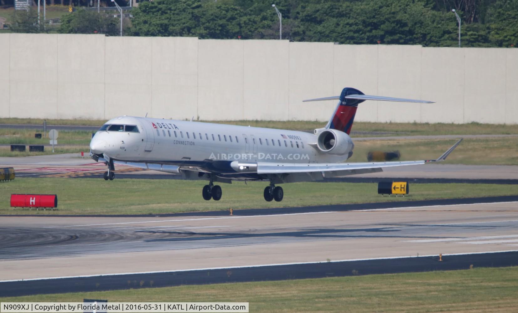N909XJ, 2007 Bombardier CRJ-900ER (CL-600-2D24) C/N 15141, ATL spotting 2016