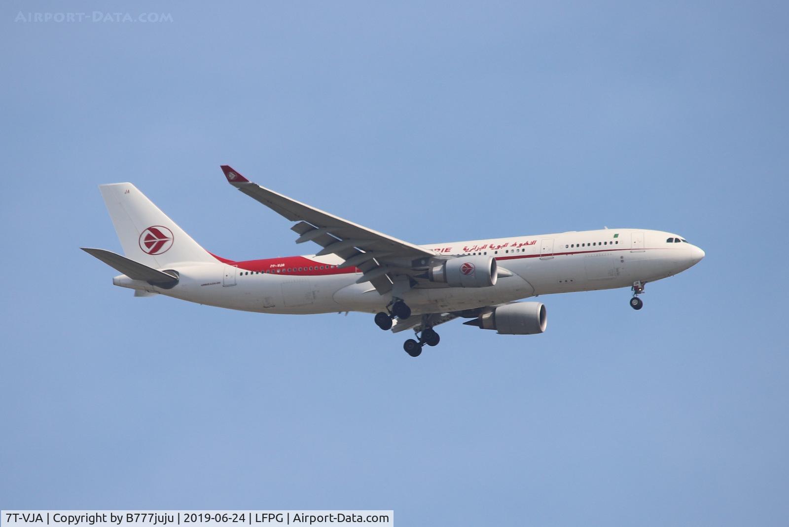 7T-VJA, 2015 Airbus A330-202 C/N 1613, at CDG