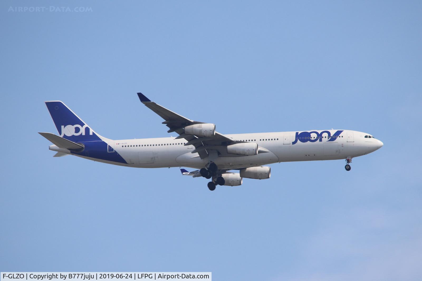 F-GLZO, 1998 Airbus A340-313X C/N 246, at CDG