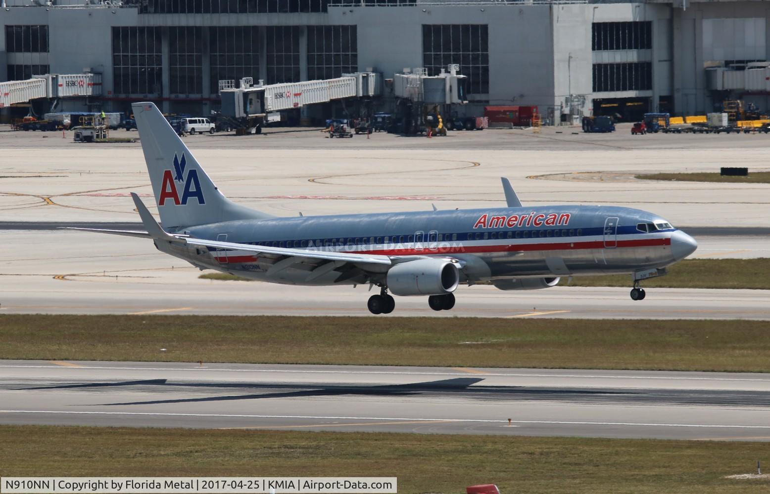 N910NN, 2012 Boeing 737-823 C/N 31160, MIA spotting 2017