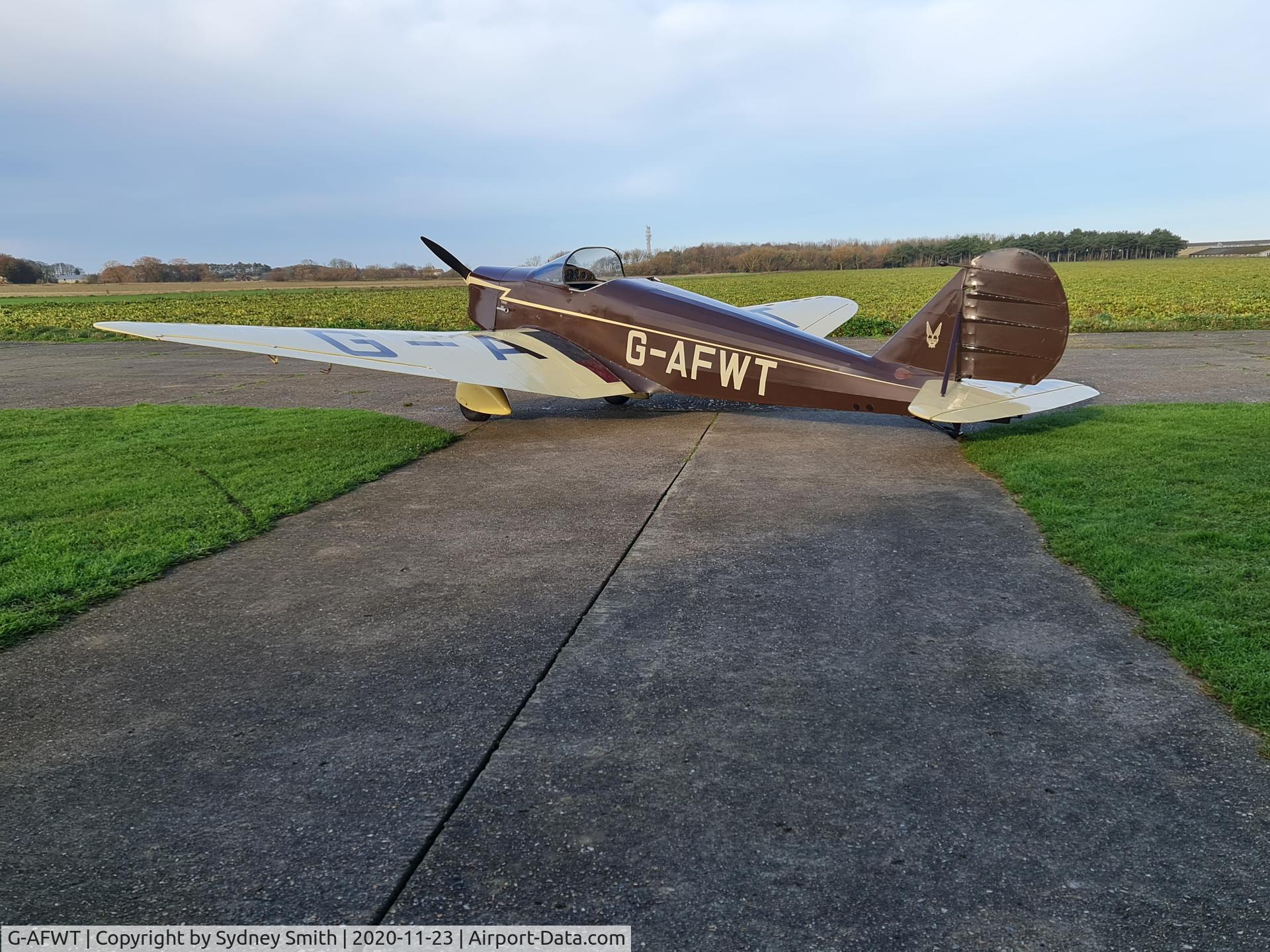 G-AFWT, 1939 Tipsy Trainer 1 C/N 13, Taken at Langham Airfield 23/11/2020