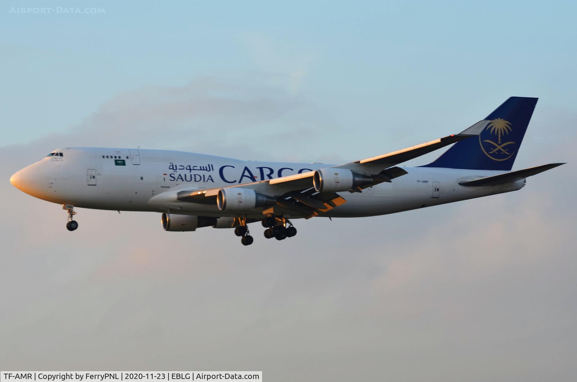 TF-AMR, 1994 Boeing 747-45E(BDSF) C/N 27898, Saudia B744F arriving from JFK