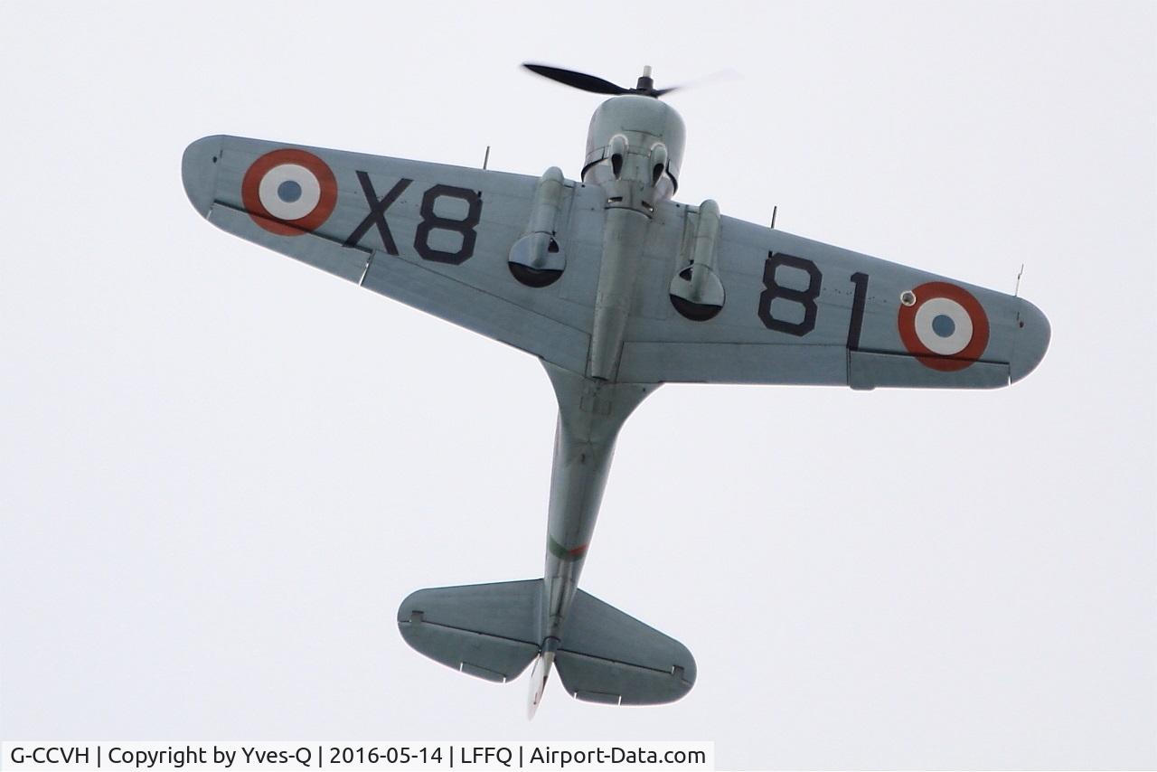 G-CCVH, 1939 Curtiss H-75A-1 C/N 12881, Curtiss H-75A-1, On display, La Ferté-Alais airfield (LFFQ) Airshow 2016