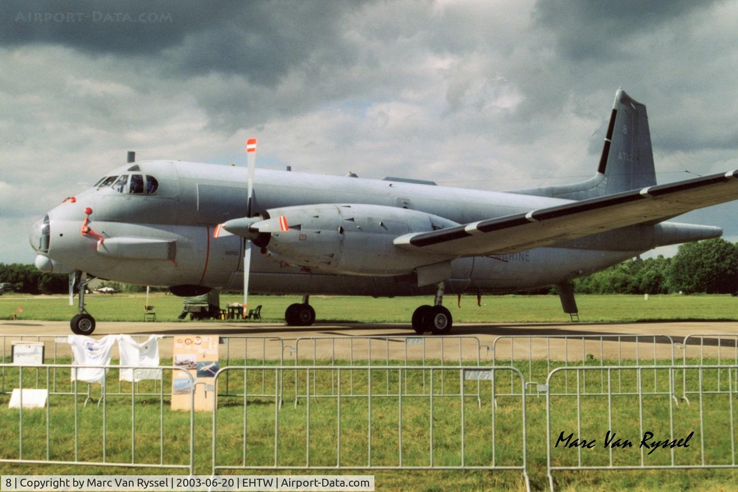 8, Breguet 1150 Atlantic C/N 08, Open day at Twenthe Air Base.