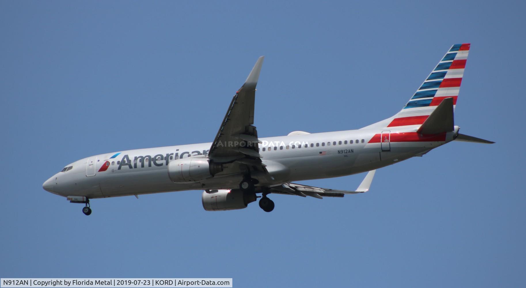 N912AN, 1999 Boeing 737-823 C/N 29513, ORD spotting 2019