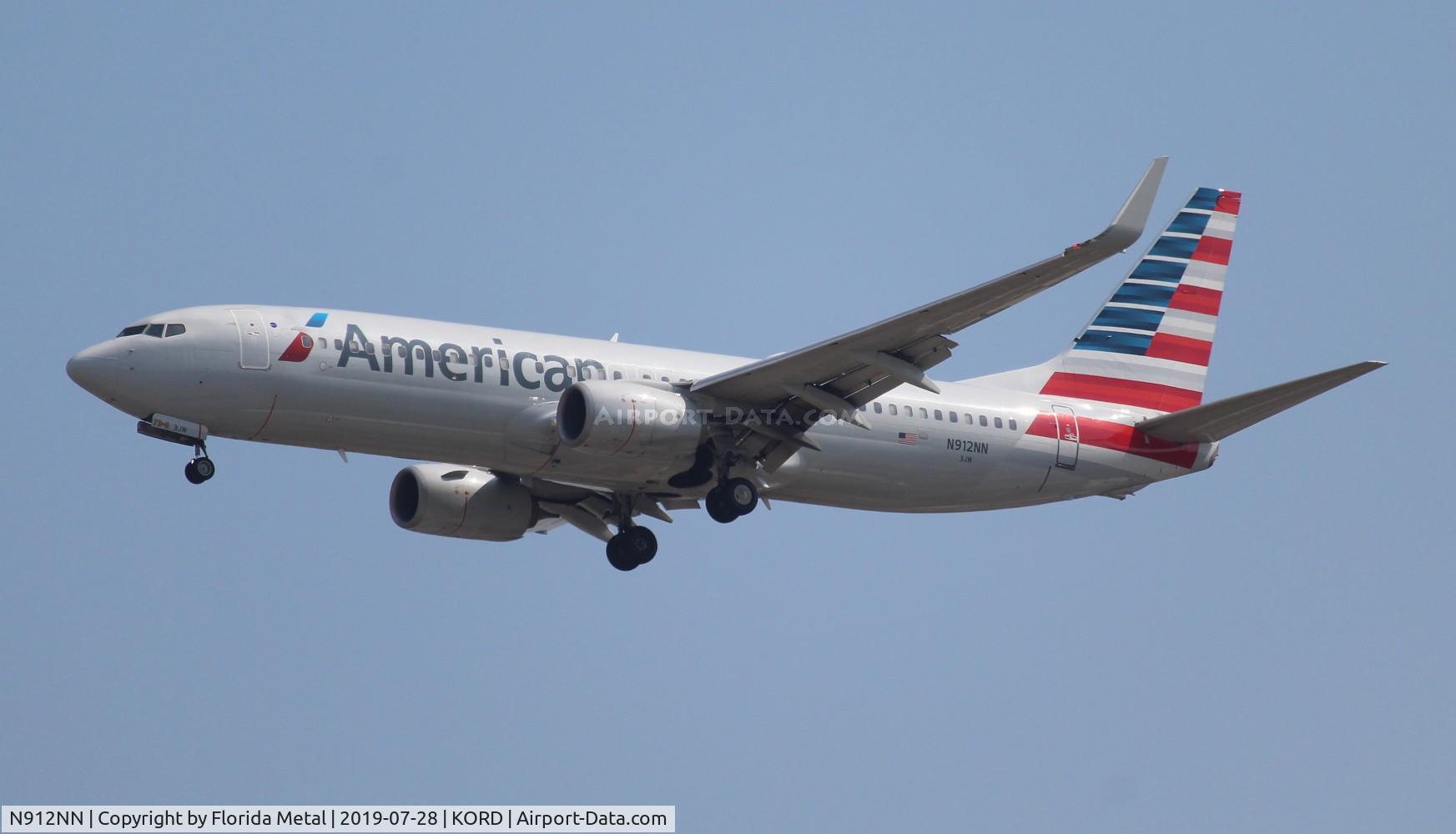 N912NN, 2012 Boeing 737-823 C/N 33319, ORD spotting 2019