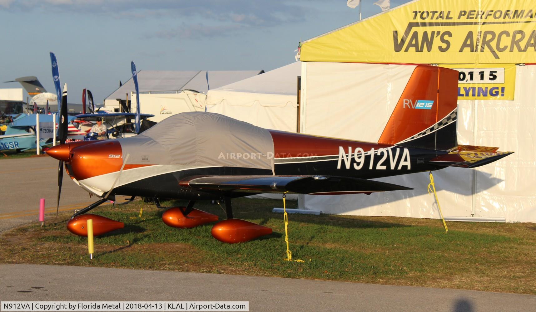 N912VA, 2018 Vans RV-12 C/N 12003, SNF LAL 2018