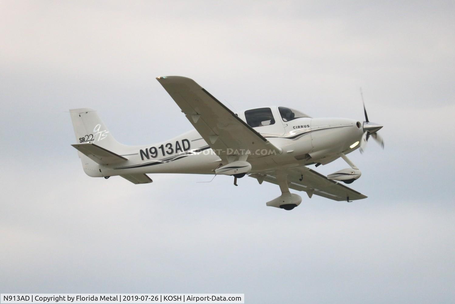 N913AD, 2005 Cirrus SR22 GTS C/N 1520, EAA OSH 2019