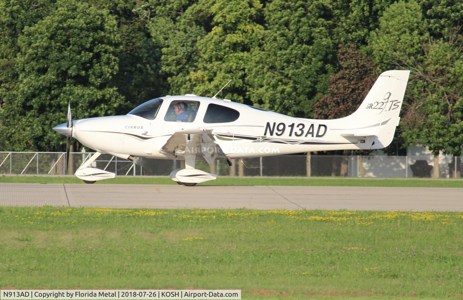 N913AD, 2005 Cirrus SR22 GTS C/N 1520, EAA OSH 2018