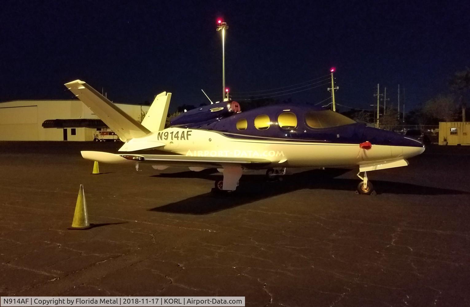N914AF, 2018 Cirrus SF-50 Vision C/N 0074, ORL spotting 2018