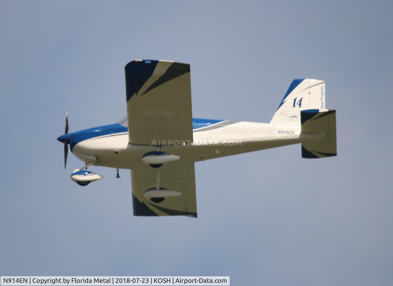 N914EN, 2017 Vans RV-12 C/N 120522, EAA OSH 2018