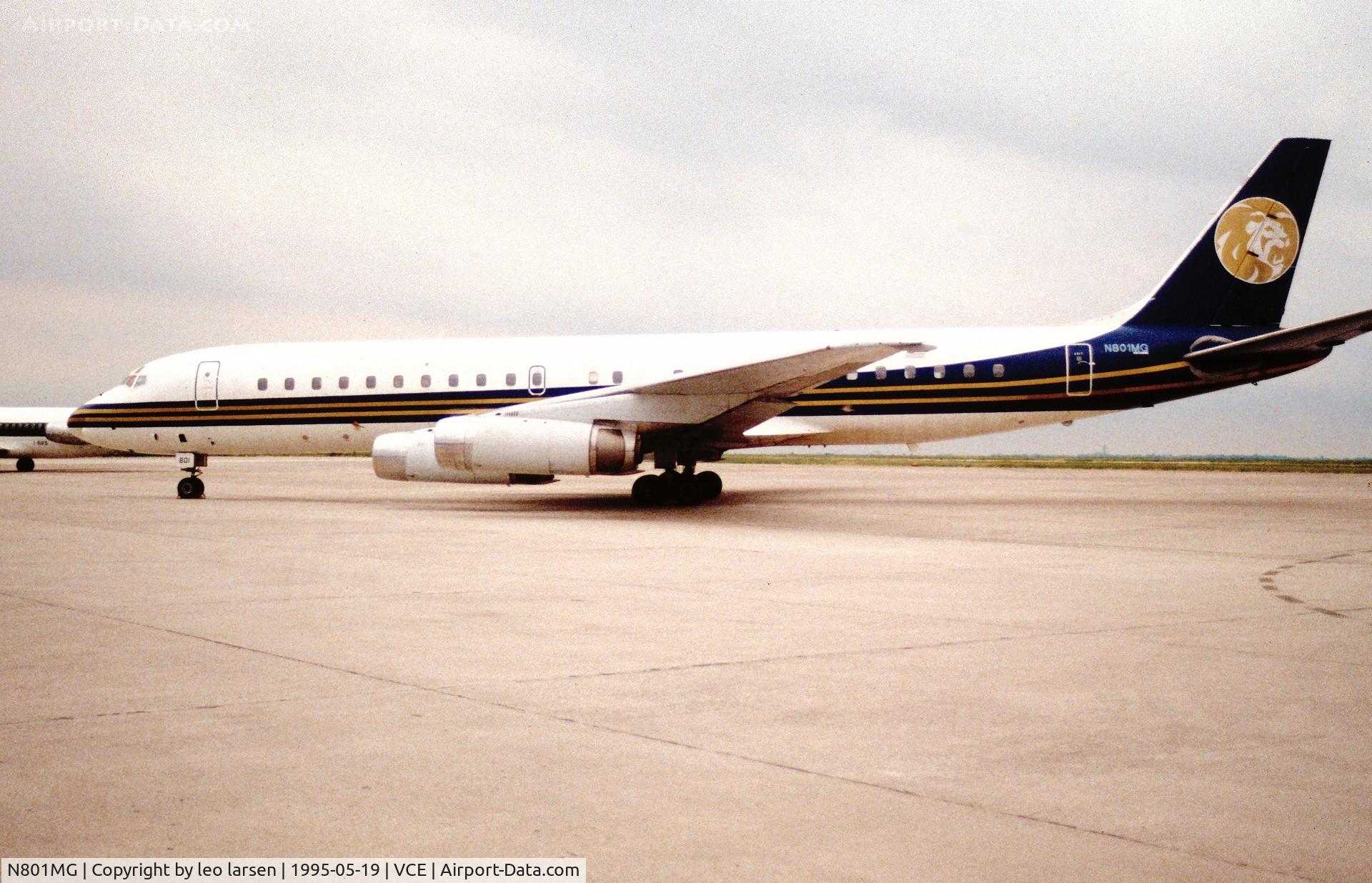 N801MG, 1968 Douglas DC-8-62 C/N 45986, Venice 19.5.1995