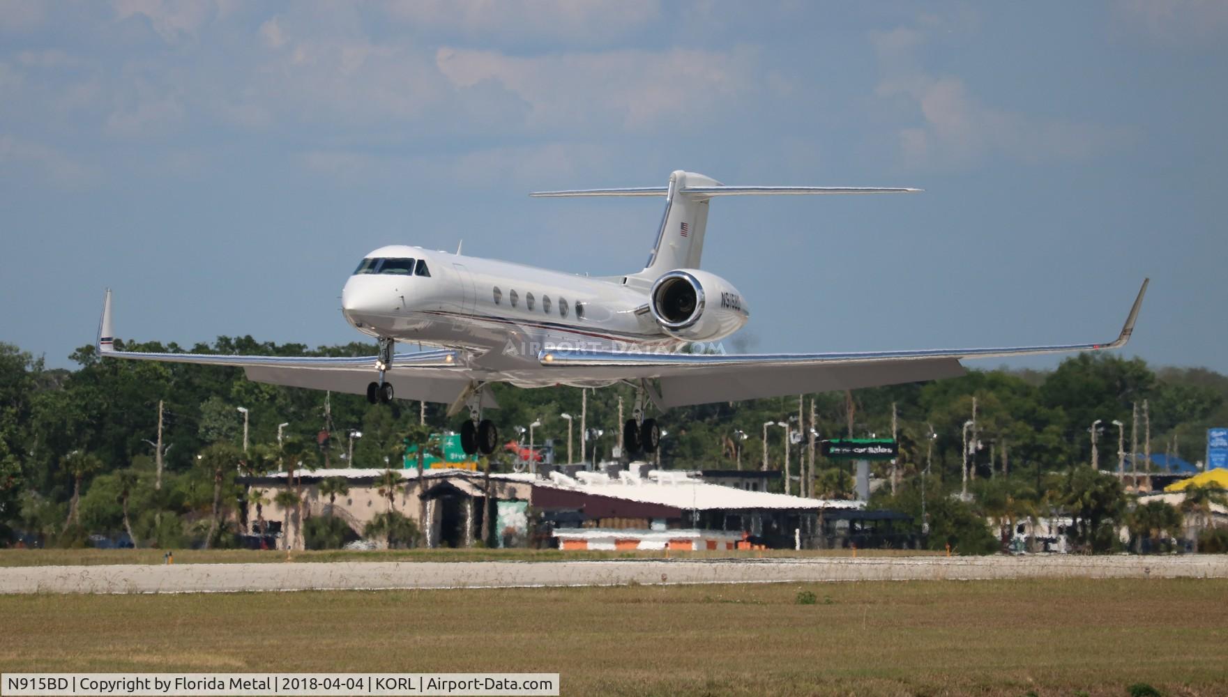 N915BD, 2002 Gulfstream Aerospace G-V C/N 690, ORL spotting 2018