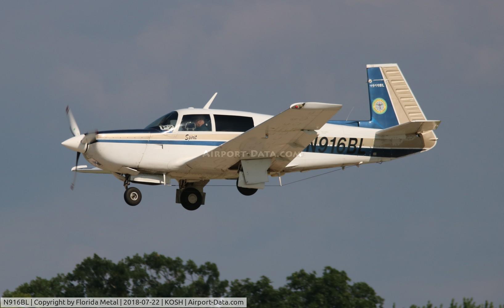 N916BL, 1979 Mooney M20K C/N 25-0198, EAA OSH 2018