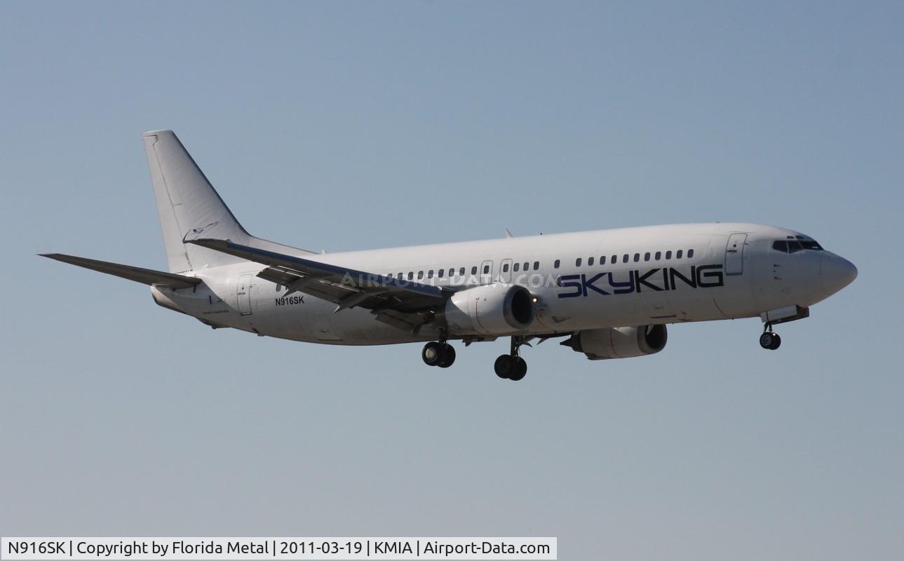 N916SK, 1991 Boeing 737-4Q8 C/N 24706, MIA spotting 2011