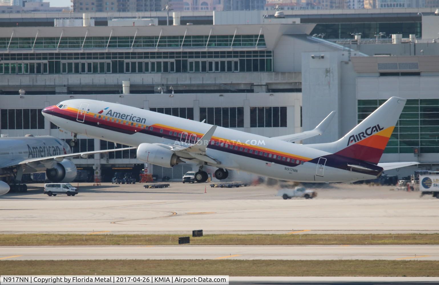 N917NN, 2013 Boeing 737-823 C/N 29572, MIA spotting 2017