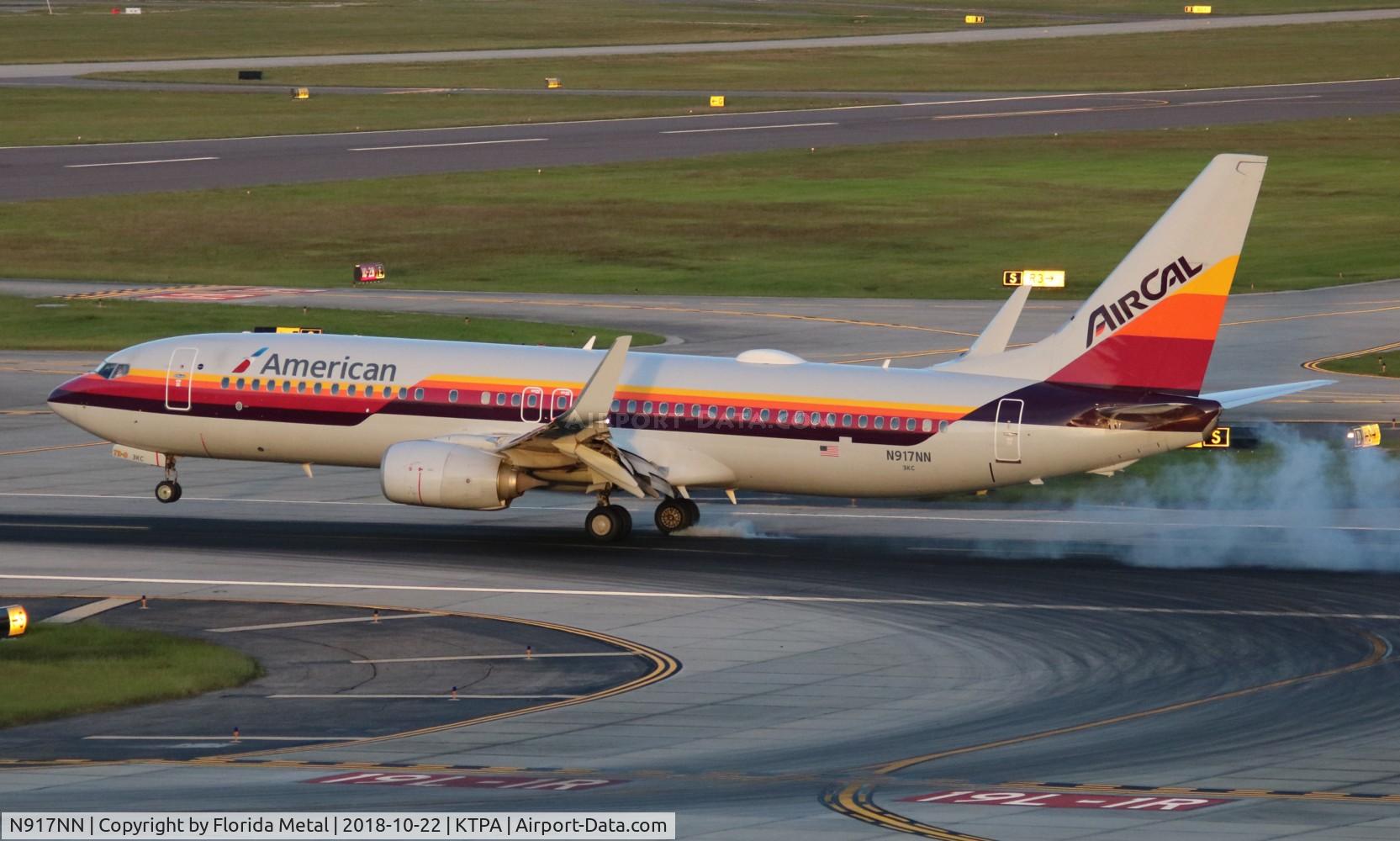 N917NN, 2013 Boeing 737-823 C/N 29572, TPA spotting 2018