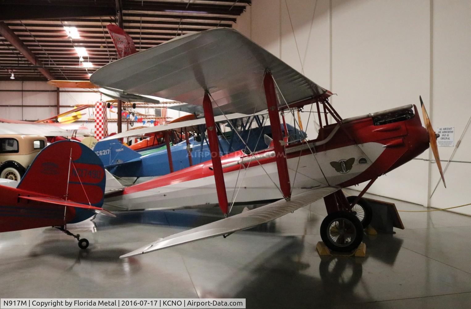 N917M, 1929 Moth Aircraft DH-60GMW Gipsy Moth C/N 118, Gypsy Moth