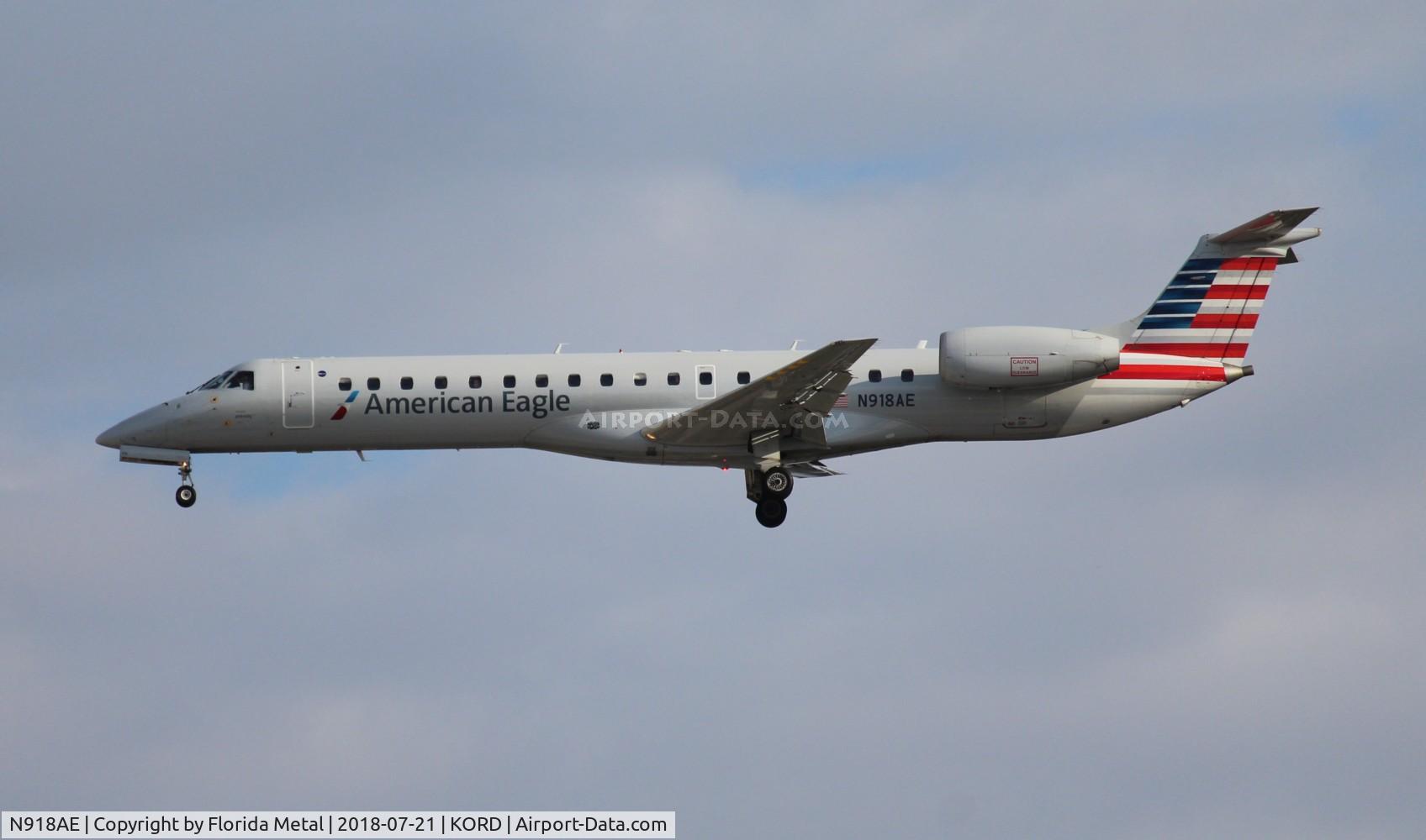 N918AE, 2005 Embraer ERJ-145LR (EMB-145LR) C/N 14500902, ORD spotting 2018