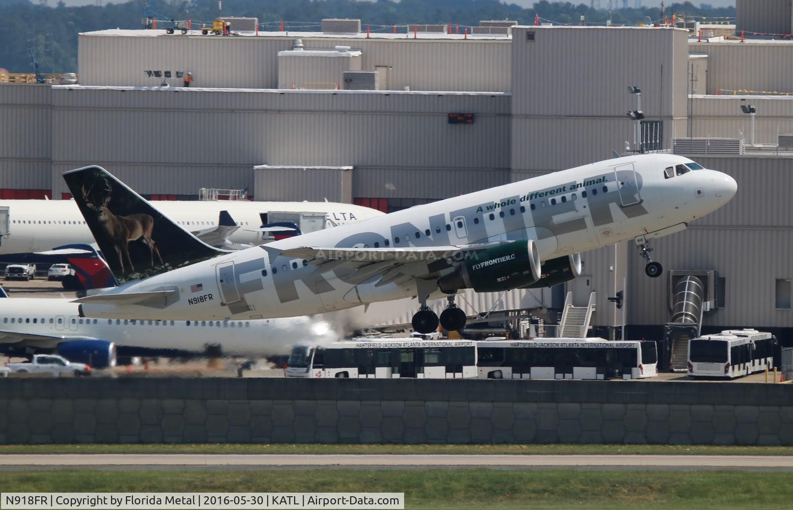 N918FR, 2003 Airbus A319-111 C/N 1943, ATL spotting 2016