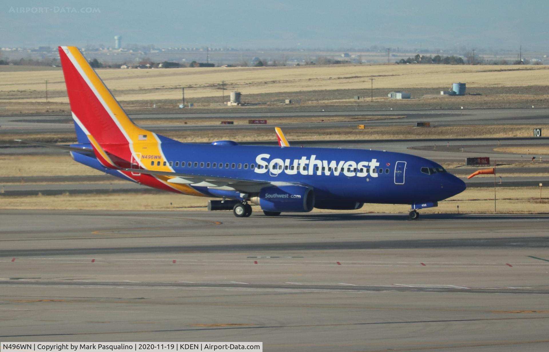 N496WN, 2004 Boeing 737-7H4 C/N 32478, Boeing 737-7H4