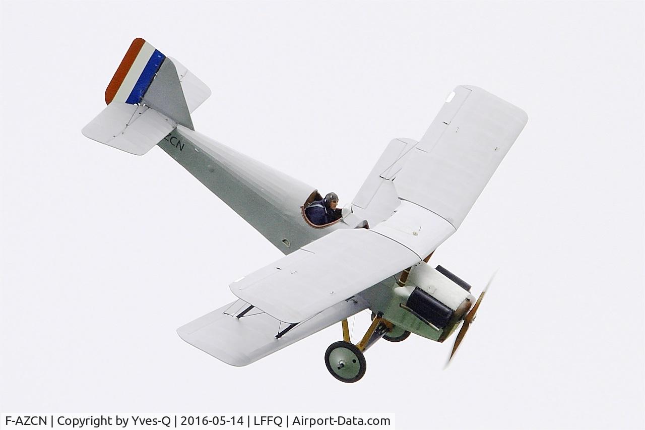 F-AZCN, Royal Aircraft Factory SE-5A Replica C/N 02, Royal Aircraft Factory SE-5A Replica, On display, La Ferté-Alais Airfield (LFFQ) Air show 2016