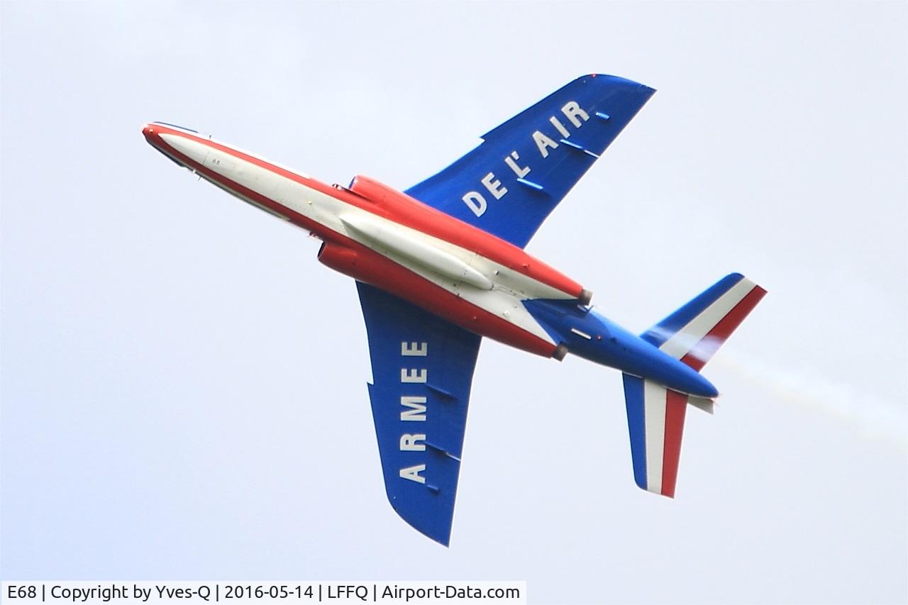 E68, Dassault-Dornier Alpha jet E C/N E68, Dassault-Dornier Alpha Jet E, On  display, La Ferté-Alais airfield (LFFQ) Air show 2016