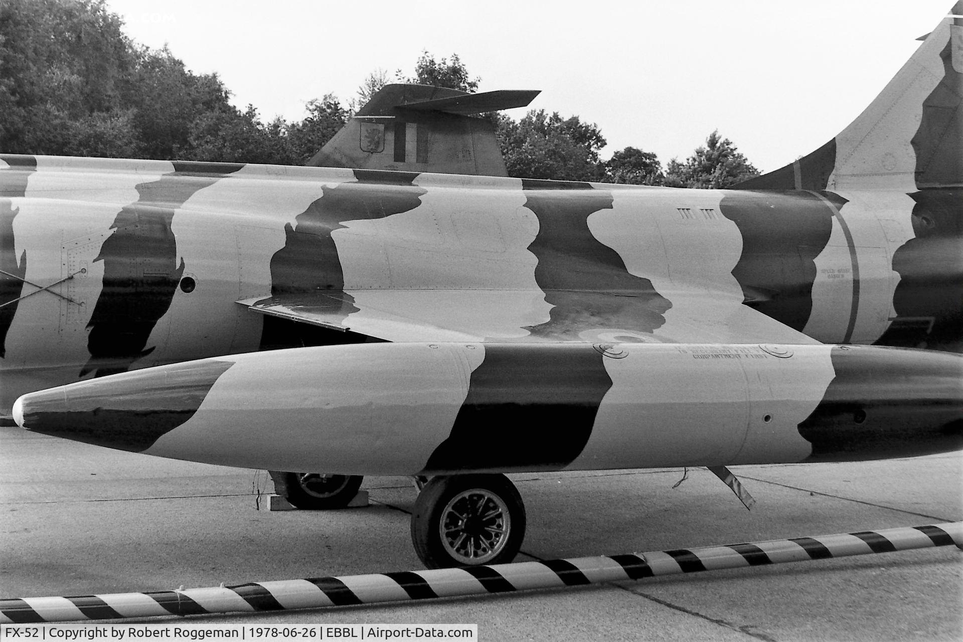 FX-52, 1964 Lockheed F-104G Starfighter C/N 683-9095, TIGERMEET.31 SQUADRON.