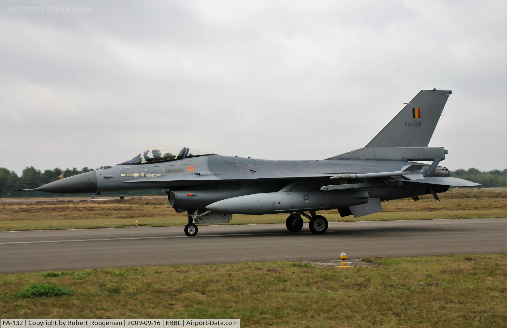 FA-132, SABCA F-16AM Fighting Falcon C/N 6H-132, TIGERMEET.