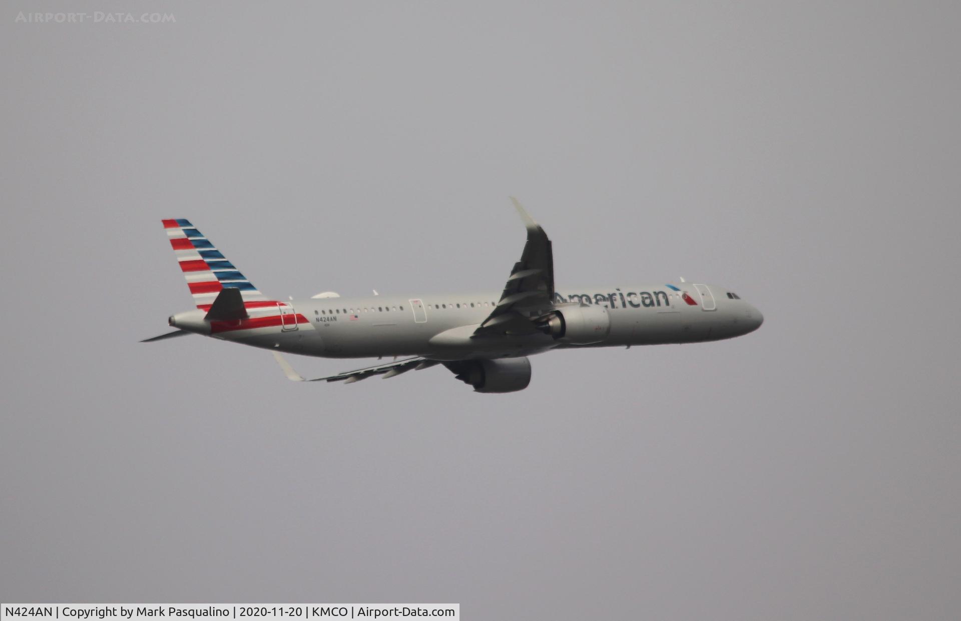 N424AN, 2020 Airbus A321-253NX C/N 10141, Airbus A321-253NX