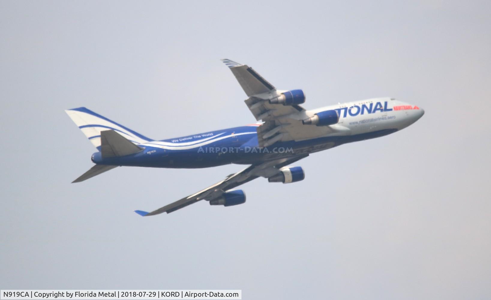 N919CA, 1991 Boeing 747-428M(BCF) C/N 25302, ORD spotting 2018