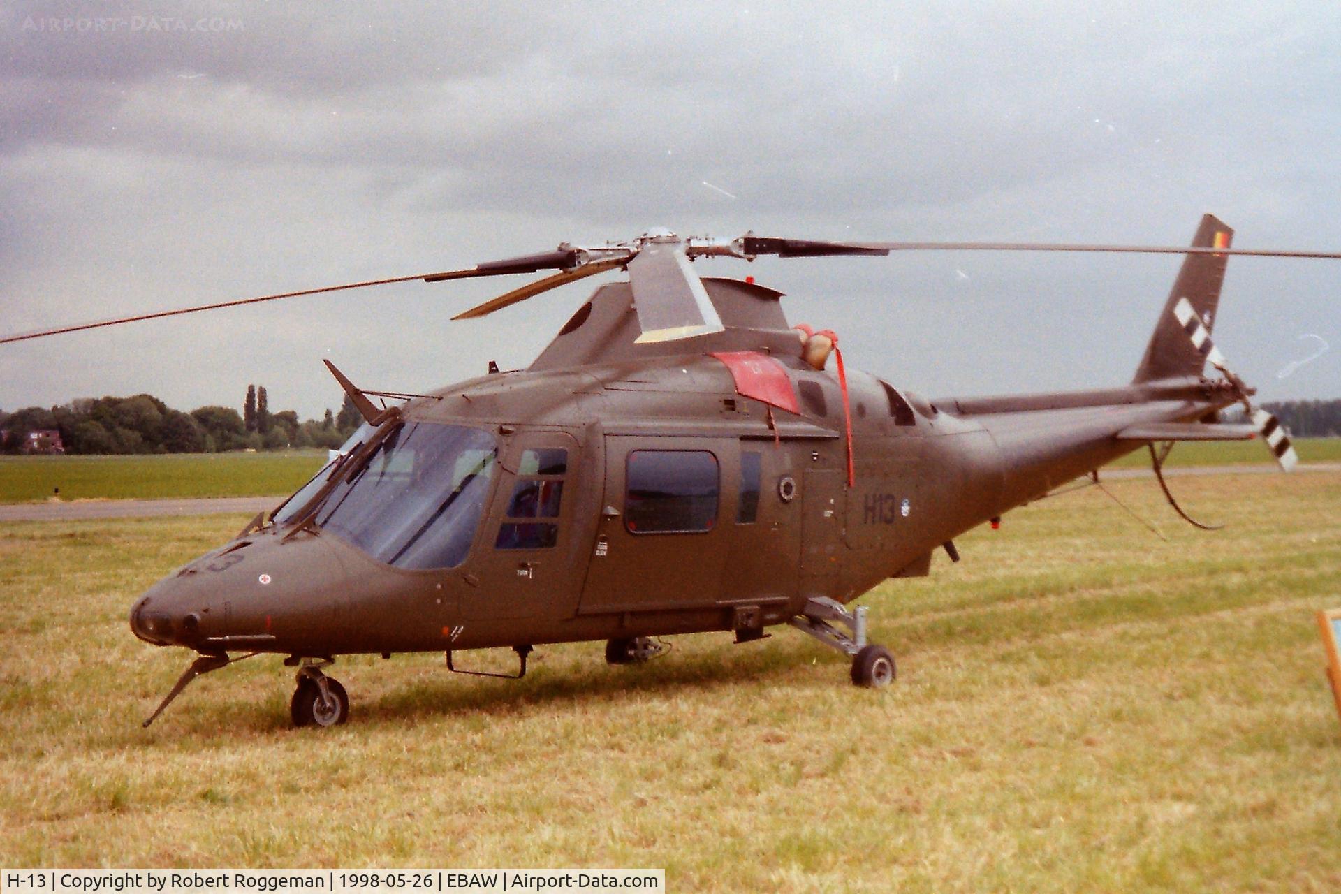 H-13, 1992 Agusta A-109BA C/N 0313, AIRSHOW.