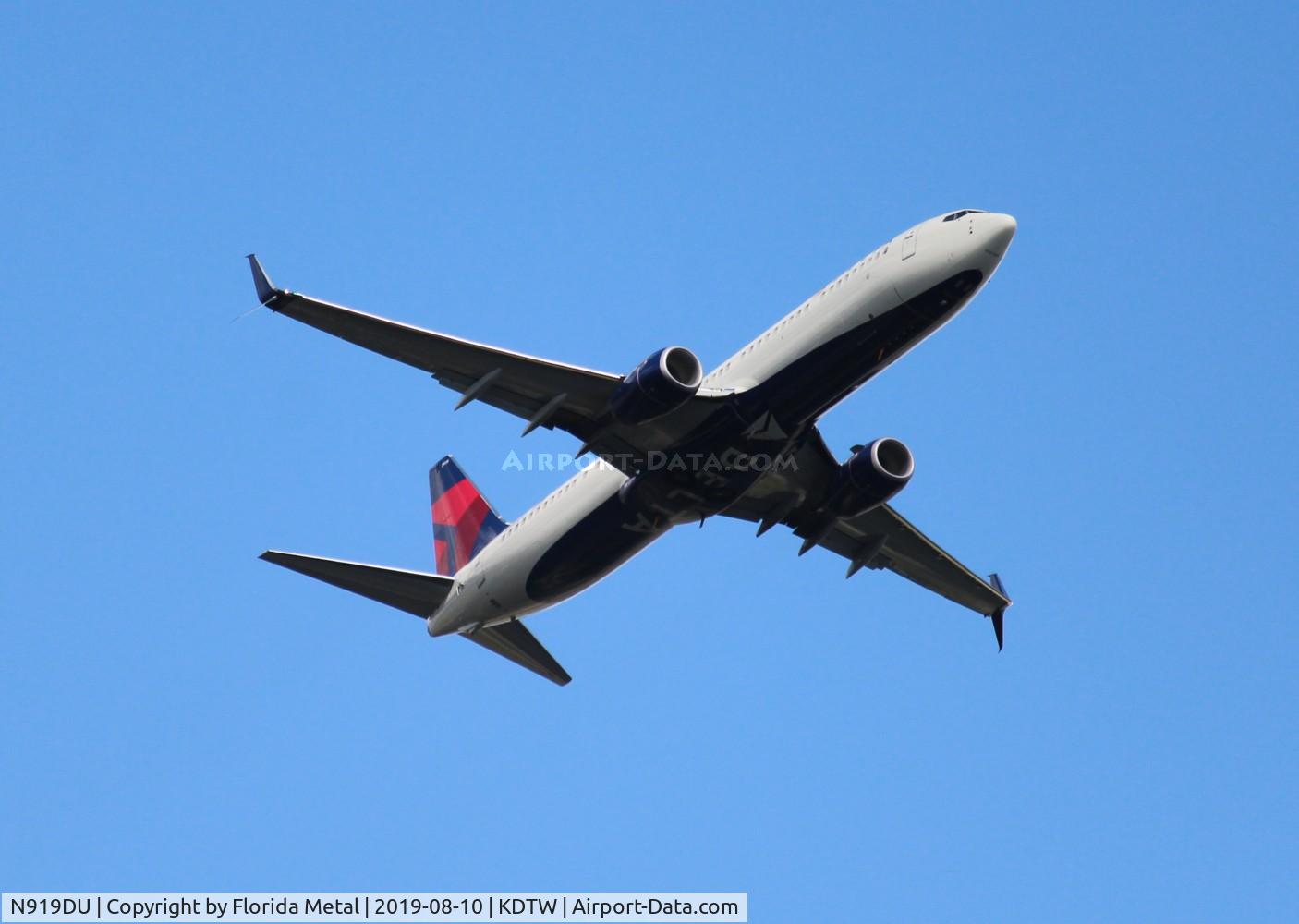 N919DU, 2019 Boeing 737-900/ER C/N 63531, DTW spotting 2019