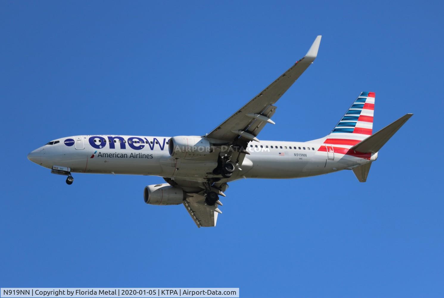 N919NN, 2013 Boeing 737-823 C/N 29573, TPA spotting 2020