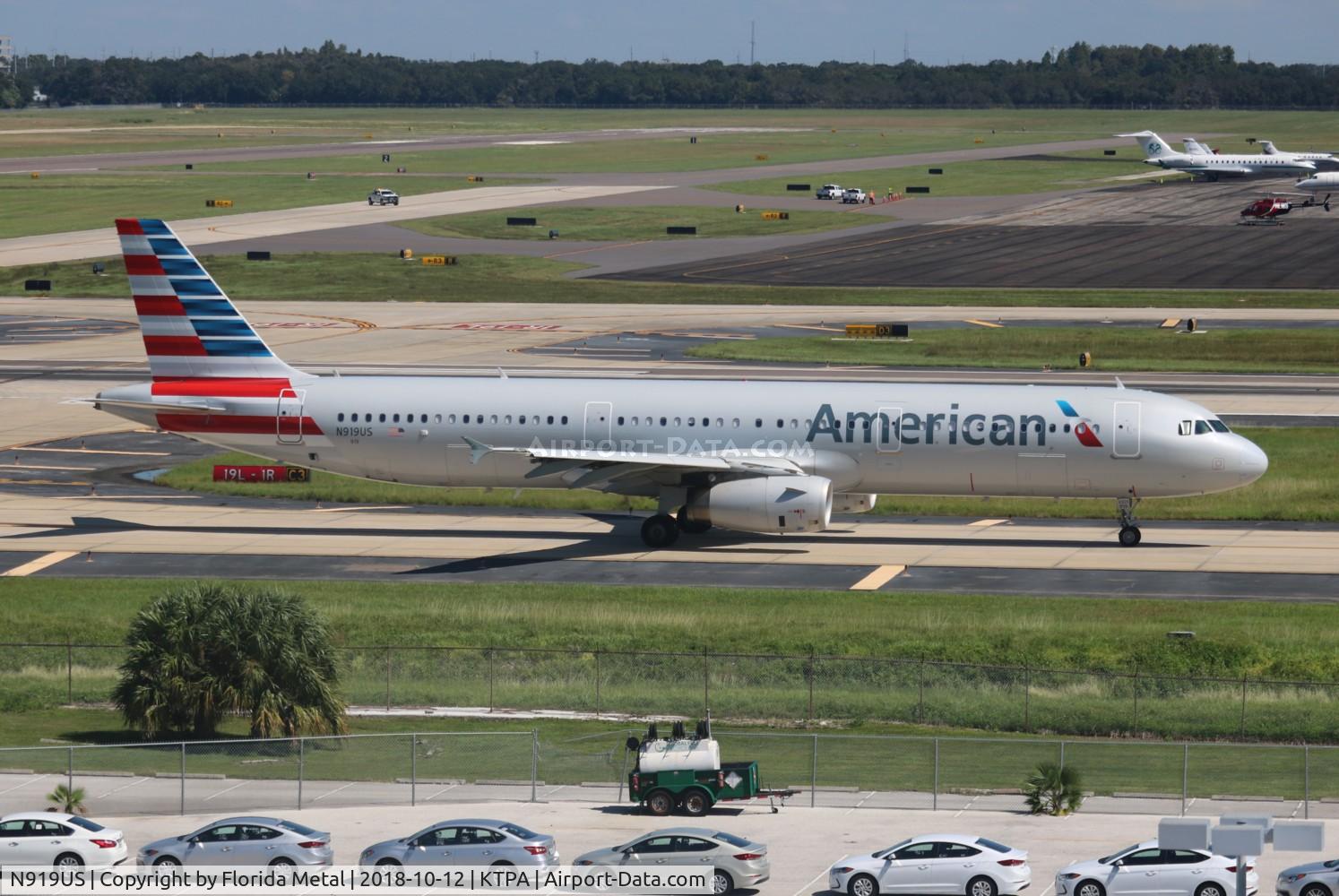 N919US, 2015 Airbus A321-231 C/N 6479, TPA spotting 2018