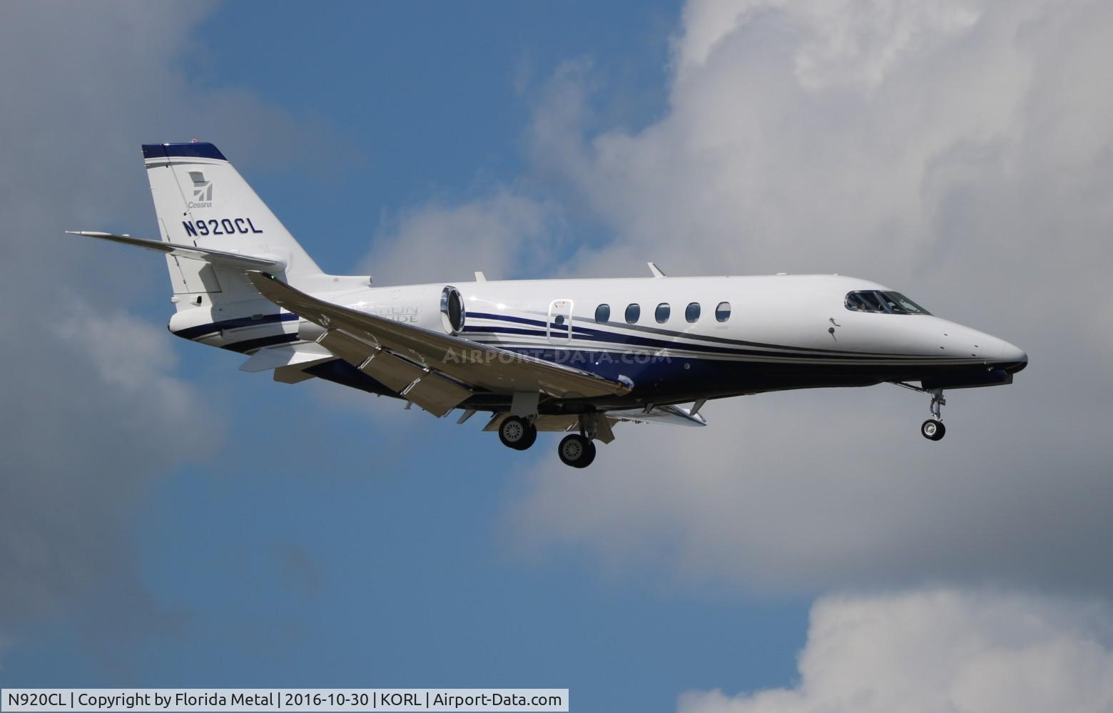 N920CL, 2016 Cessna 680A Citation Latitude C/N 680A-0020, NBAA ORL 2016