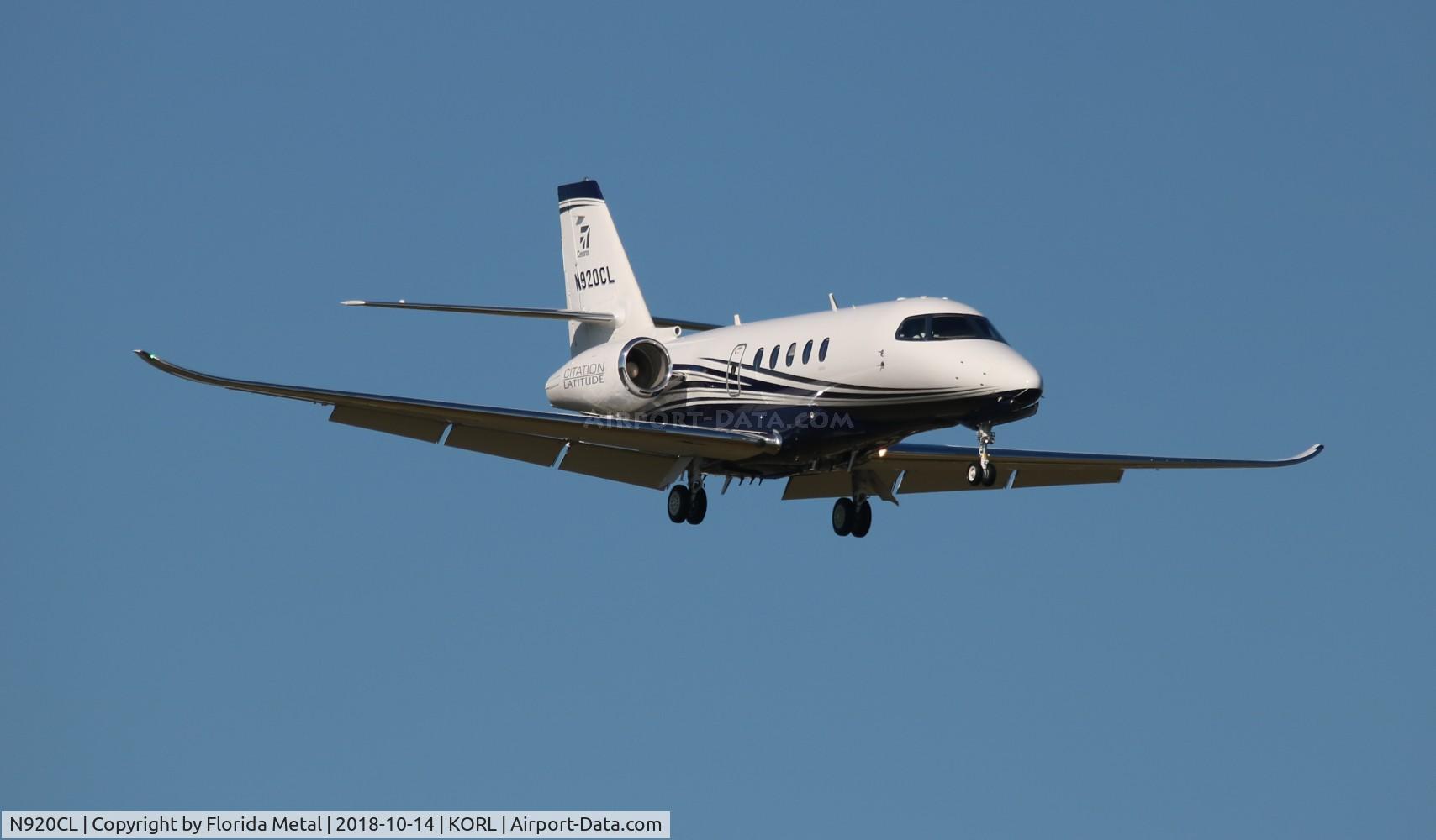 N920CL, 2016 Cessna 680A Citation Latitude C/N 680A-0020, NBAA ORL 2018