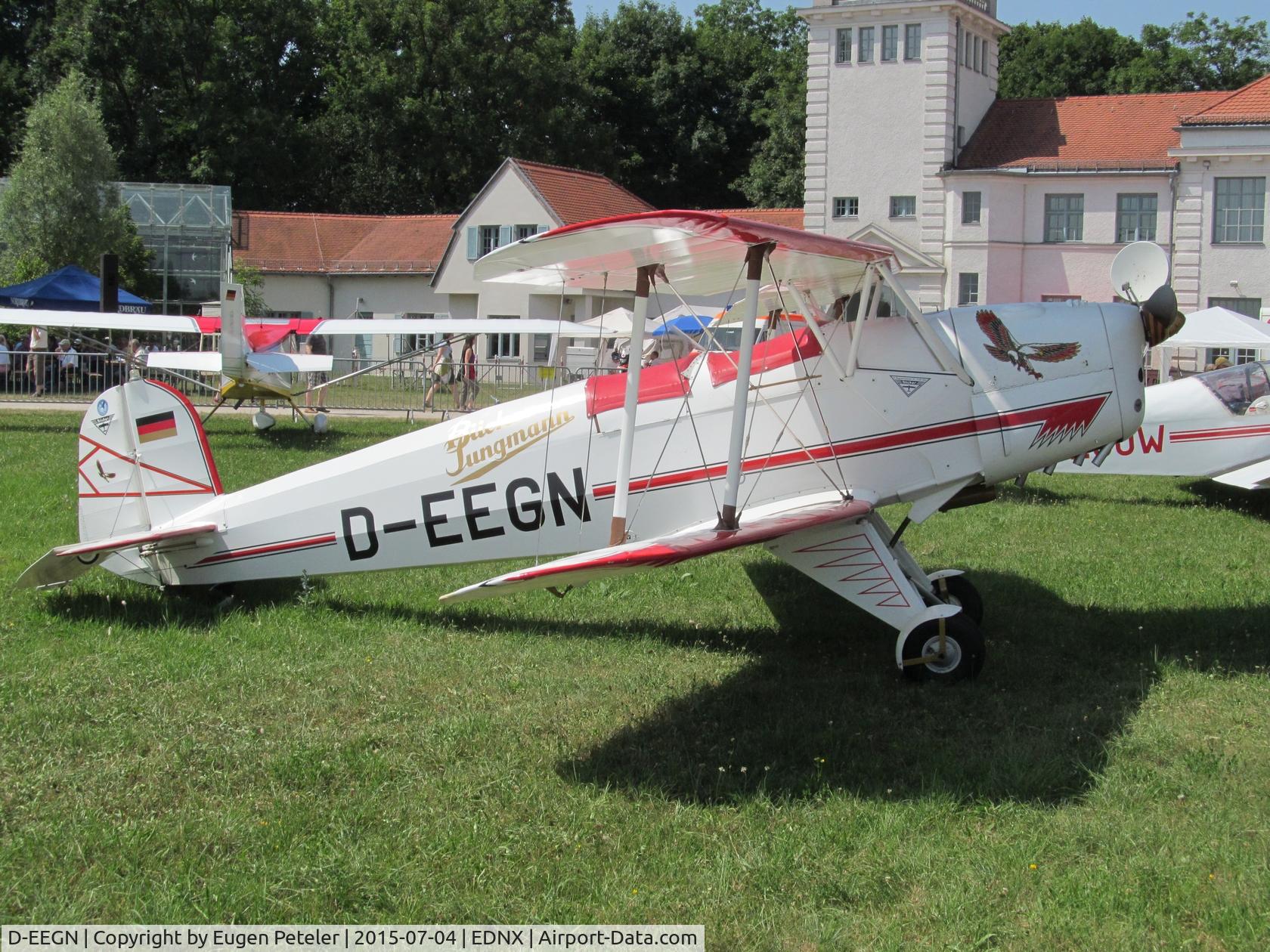D-EEGN, CASA 1-131E Jungmann C/N 001, In front of the Flugwerft Schleissheim