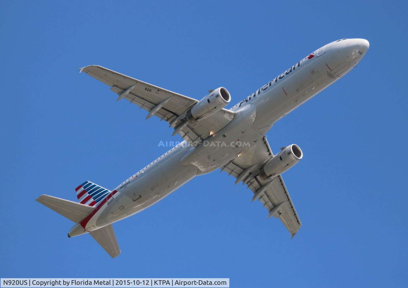 N920US, 2015 Airbus A321-231 C/N 6490, TPA spotting 2015