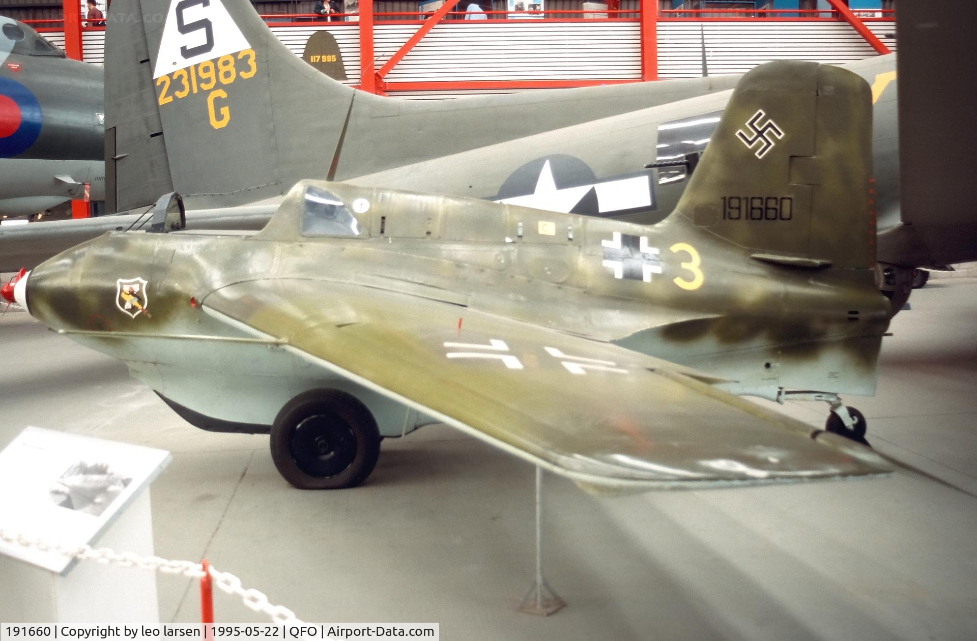191660, Messerschmitt Me-163.B-1a Komet C/N 191660, Duxfor 22.5.1995
