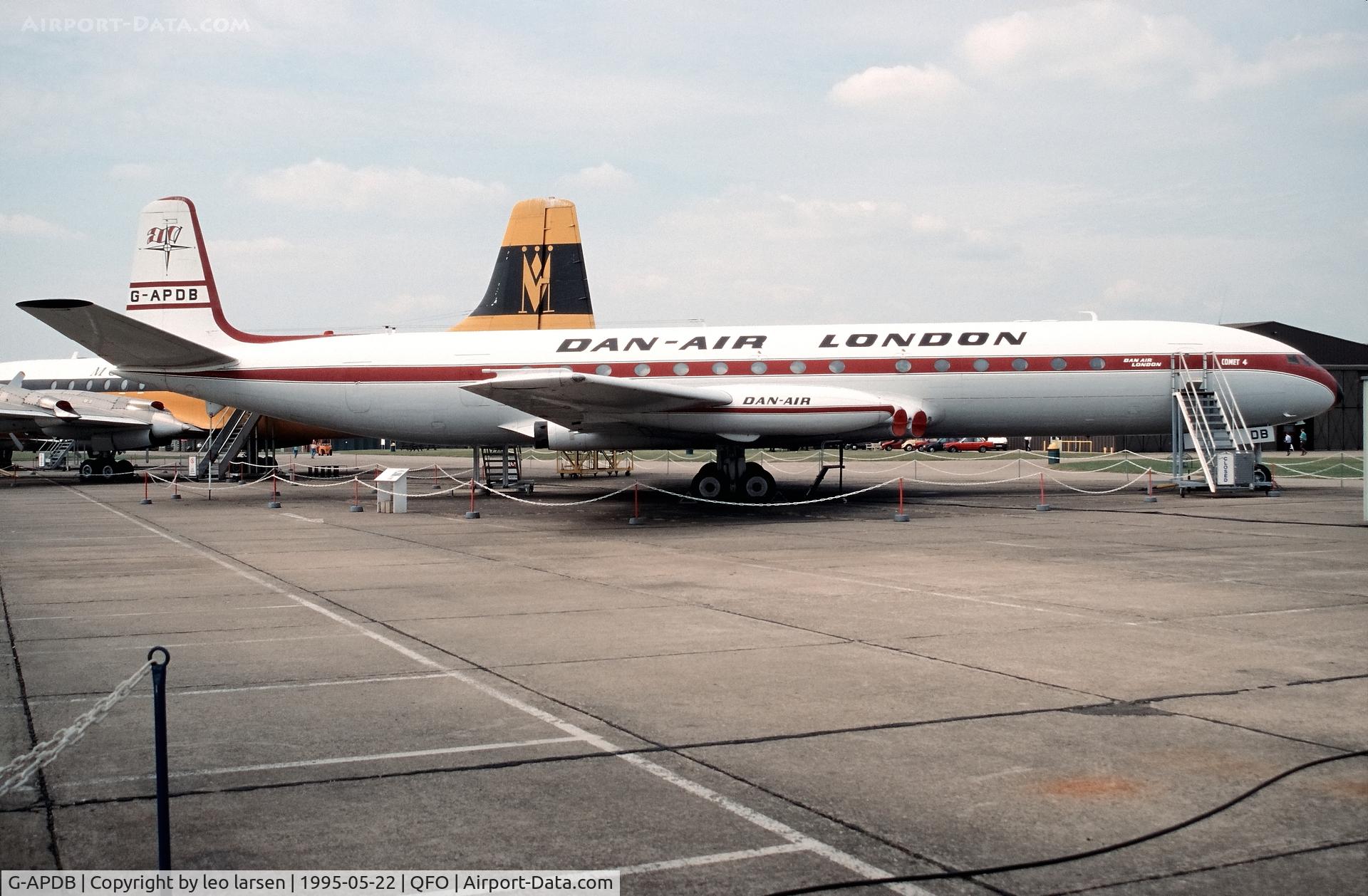 G-APDB, 1958 De Havilland DH.106 Comet 4 C/N 6403, Duxford 22.5.1995